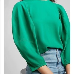 Express Balloon Sleeve Top